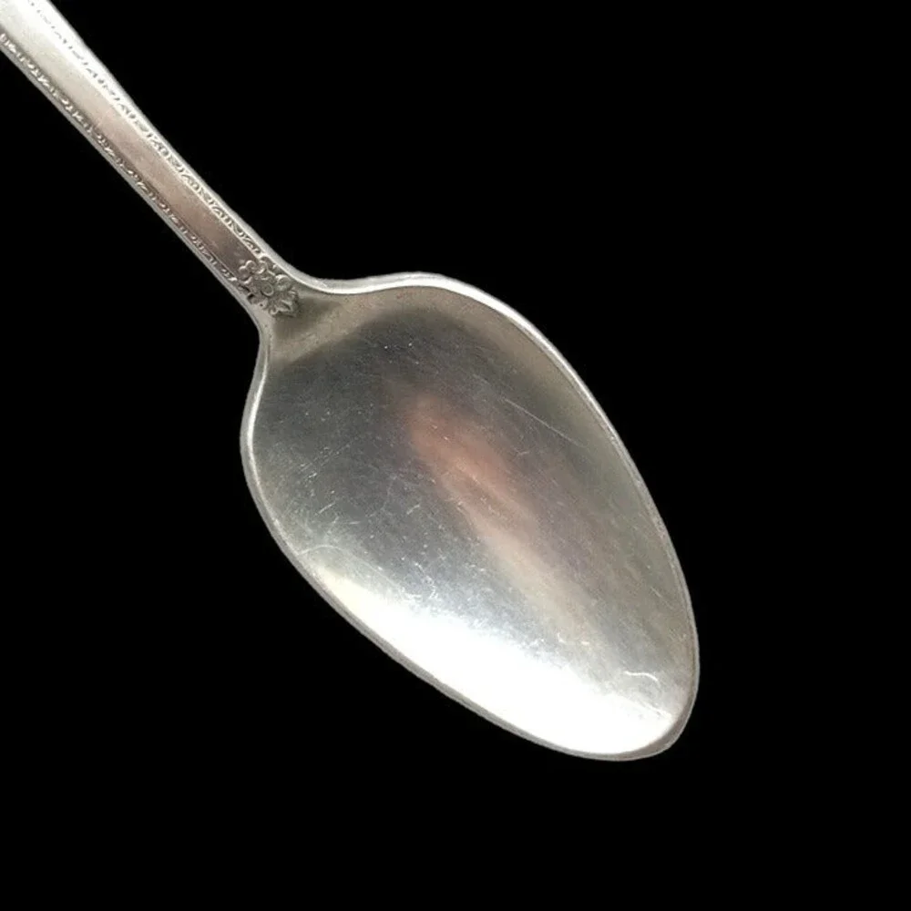 International Silver-1847 Rogers Bros Adoration Teaspoon-Vintage-Silver Plate